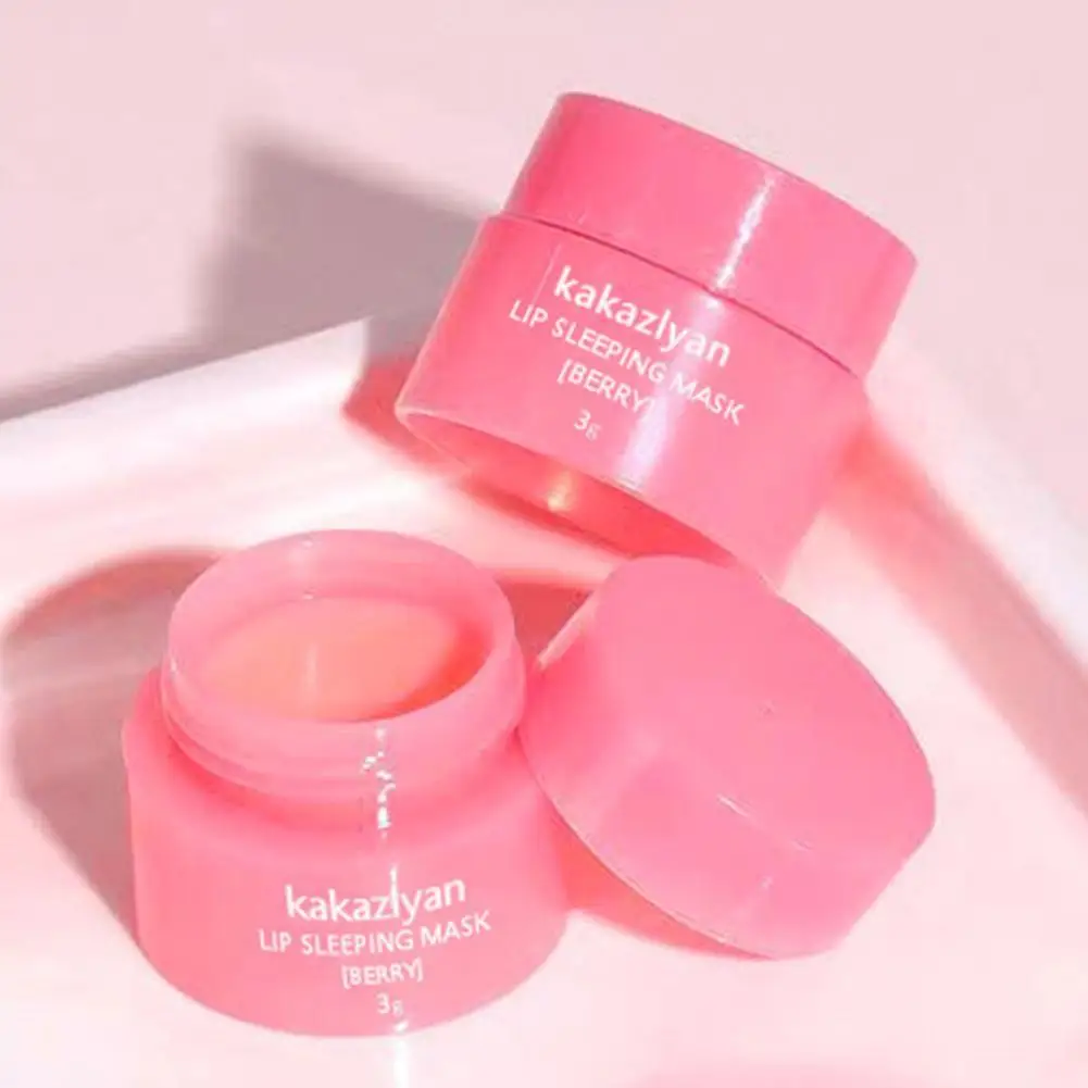 

3g Lip Mask Fade Lip Lines Remove Dead Skin Moisturizing Care Lip Balm Sleep Mask Night Nourish Lip Care Skin Care Makeup