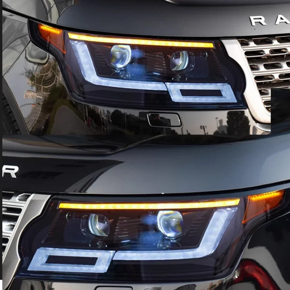 LED Headlight Left Right Side For Land Rover Range Rover Vogue