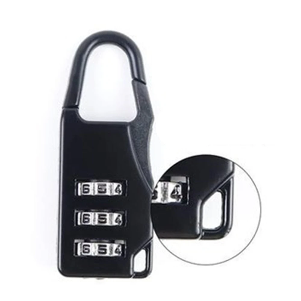 High Quality Small Chic Padlock Practical Suitcase Luggage Security Password Lock 3 Digit Combination Travel Accessories 6