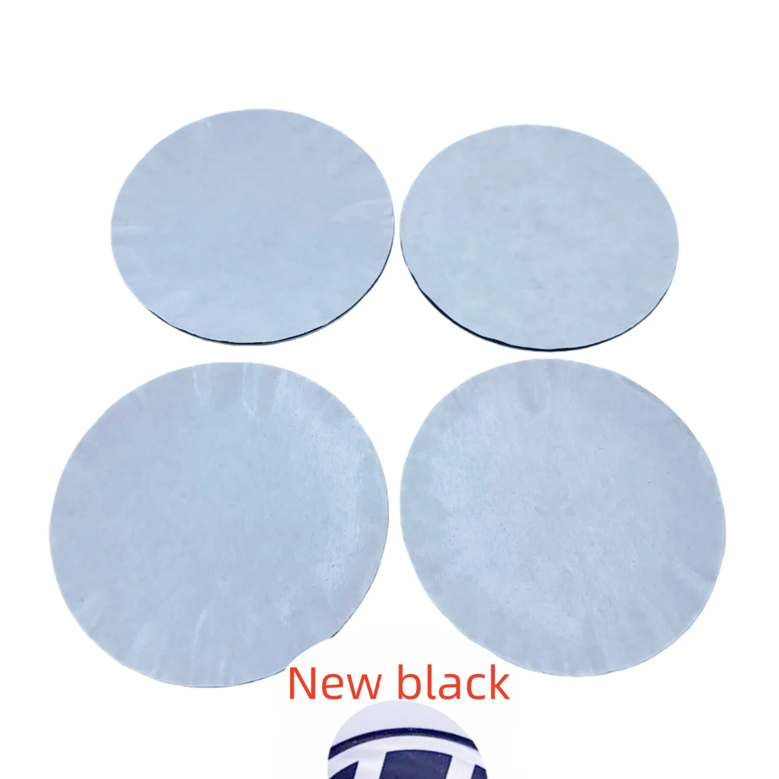 10PCS Full Black Wheel Center Caps Hub Covers - Car Styling Accessories
