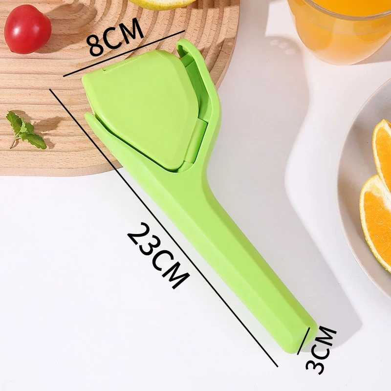 최대 주스 추출 레몬 라임 압착기, 이지투유즈 플랫 레몬 압착기, 채반 내장, 옐로우