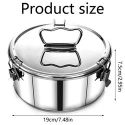 Stainless Steel Round Flan and Cheesecake Baking Pan Set, 1.5QT (1pc)