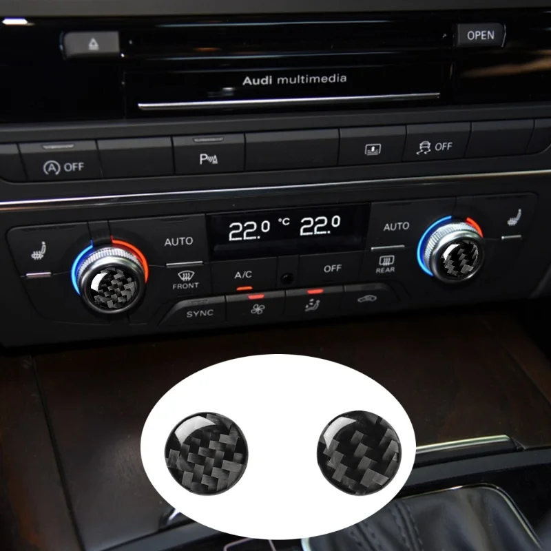 Kohlefaser Türgriff Aufkleber Für Audi A6 A7 C7 S6 S7 4G8 2012-2018 - Innengriff Dekoration