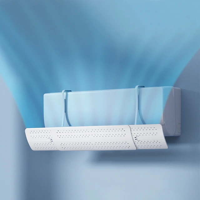 Skálázható Légkondicionáló Szélvédő Csecsemő Elleni Közvetlen Fújás Állítható Szélvezető Fedél - Image 2