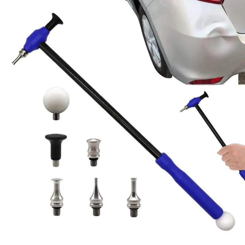 

Dent Removal Hammer Carbon Fiber Dent Hammer Dent Repair Kit Carbon Fiber Dent Removal Tools Tap Down Tools Set With 6 Heads For