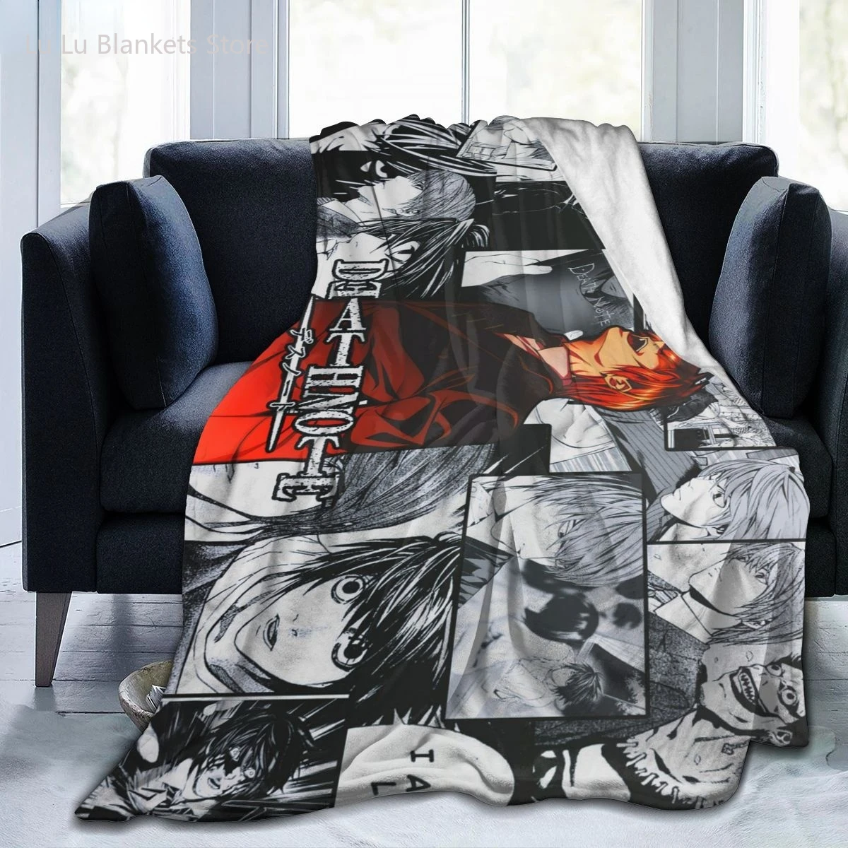 

Death Note (7) Anime printed Ultra-Soft Micro Fleece Blanket flannel throw Sherpa bedspread bedding sofa