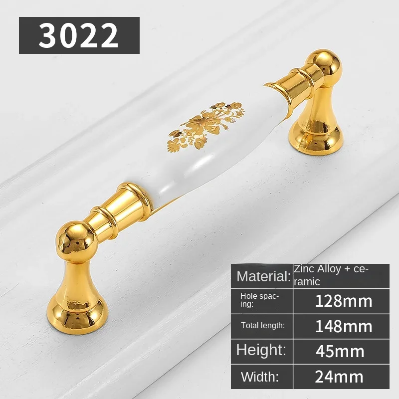 3022-128-Gold Flower