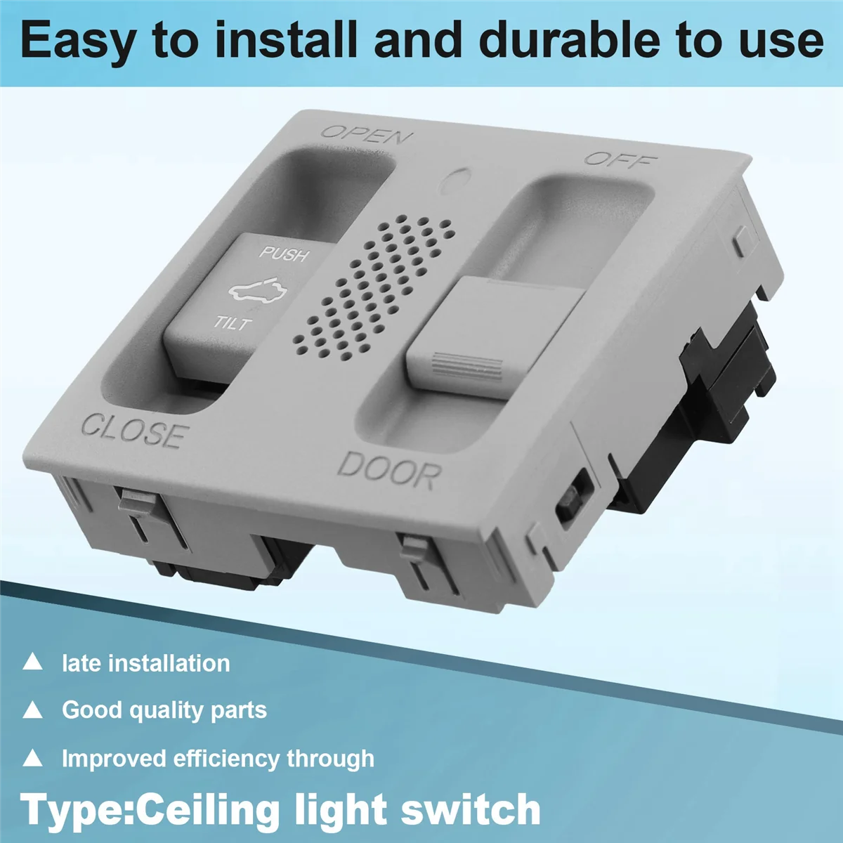 Sunroof Switch Reading Light Button Ceiling Light Switch for Honda CRV Civic Spirior Crosstour 8TH Accord&mdash;L49A