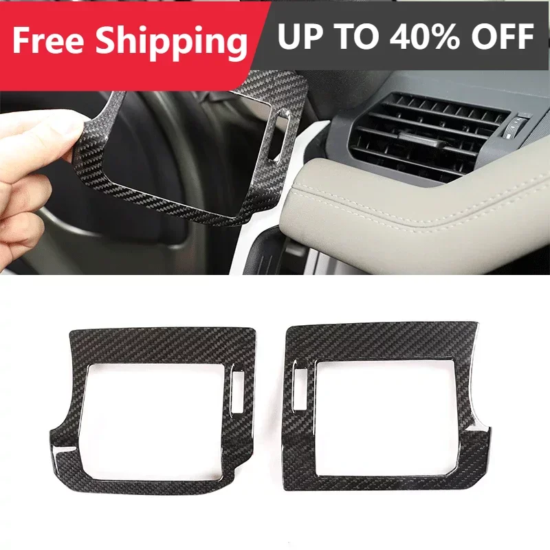 

Side Air Vent Frame Made for 2020-2021 Land Rover Defender Real Carbon Fiber 2-piece Set Left Peptide car accessories interior