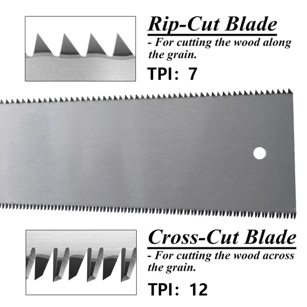 Hand Saw Japanese-style Woodworking Double-sided Sharpened Teeth