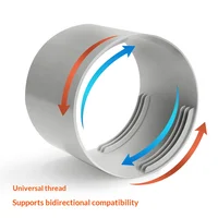 Tuyau d'évacuation flexible pour climatiseur portable de 1,5/2 mètres, accessoires de remplacement universels pour tuyau de ventilation de climatiseur mobile 3