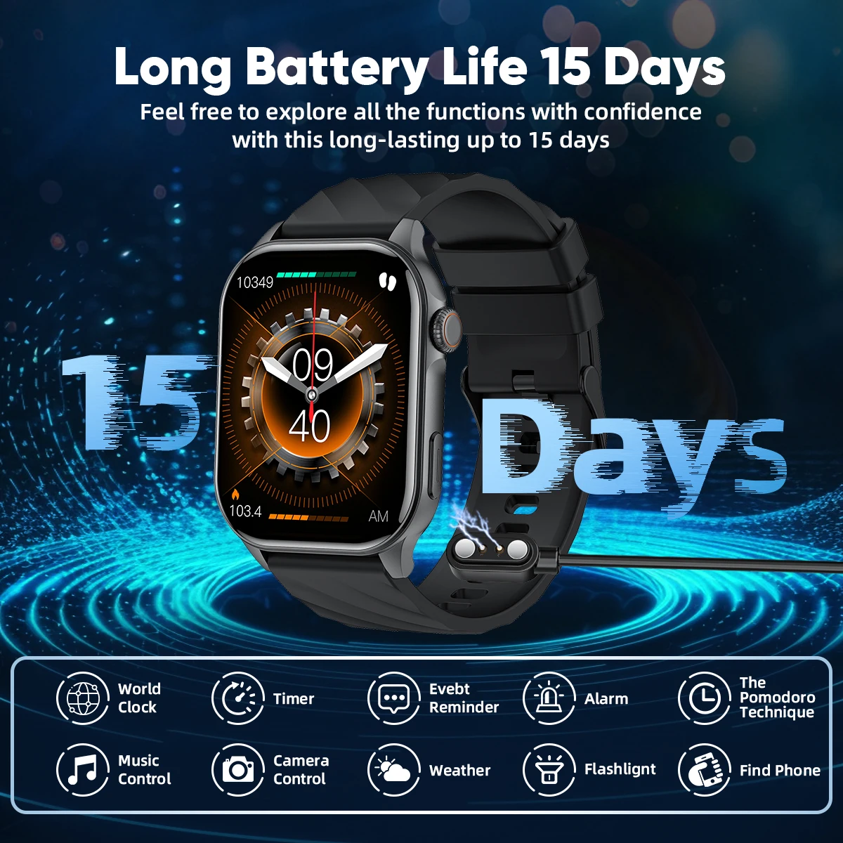 LIGE 2025 New Bluetooth Call Smartwatch Women Watch 100+ Sports Track Heart Rate Oximetry Monitoring Health Smartwatch Woman