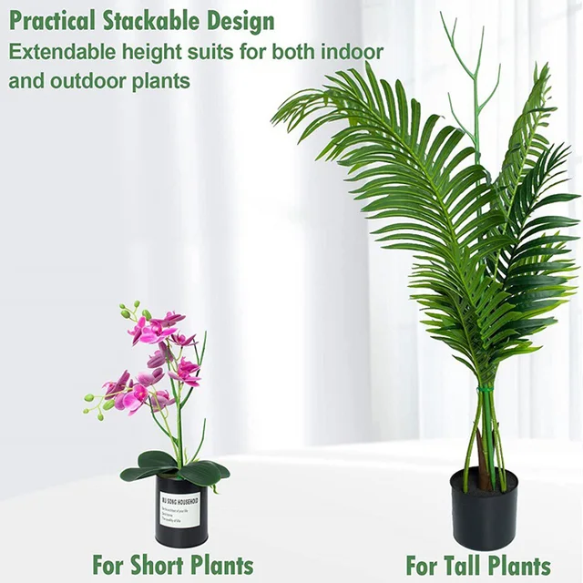 Műanyag Tét A Hegymászó Növényekhez. Növénytámogató Rácsos Kert Egyetlen Szárú Virág Tartóállvány - Image 4