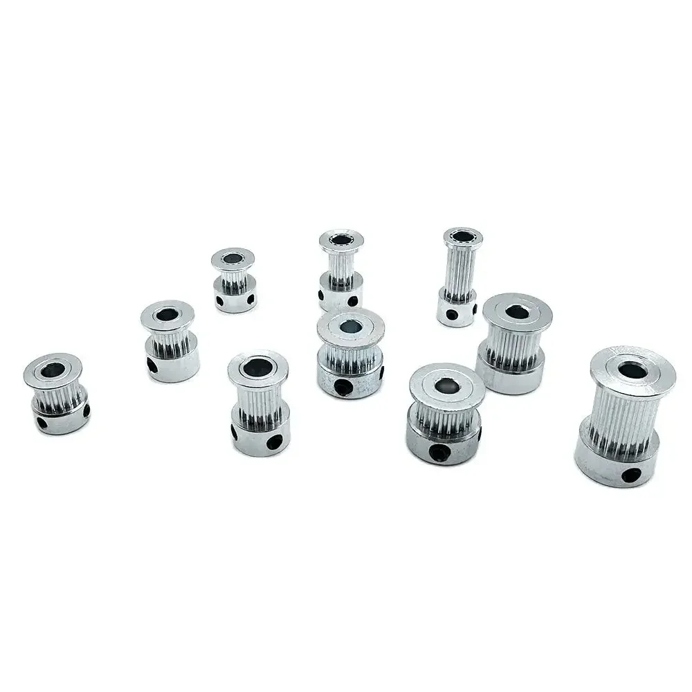Timing Belt Pulley Belt Pulley Timing Pulley Fixed Pulley 2GT Pulley 12-24 Teeth Bore 4/5/6/6.35/8mm for Timing Belt Width 6mm 10mm 3D Printer CNC Parts fixed pulley timing belt pulley belt pulley timing pulley