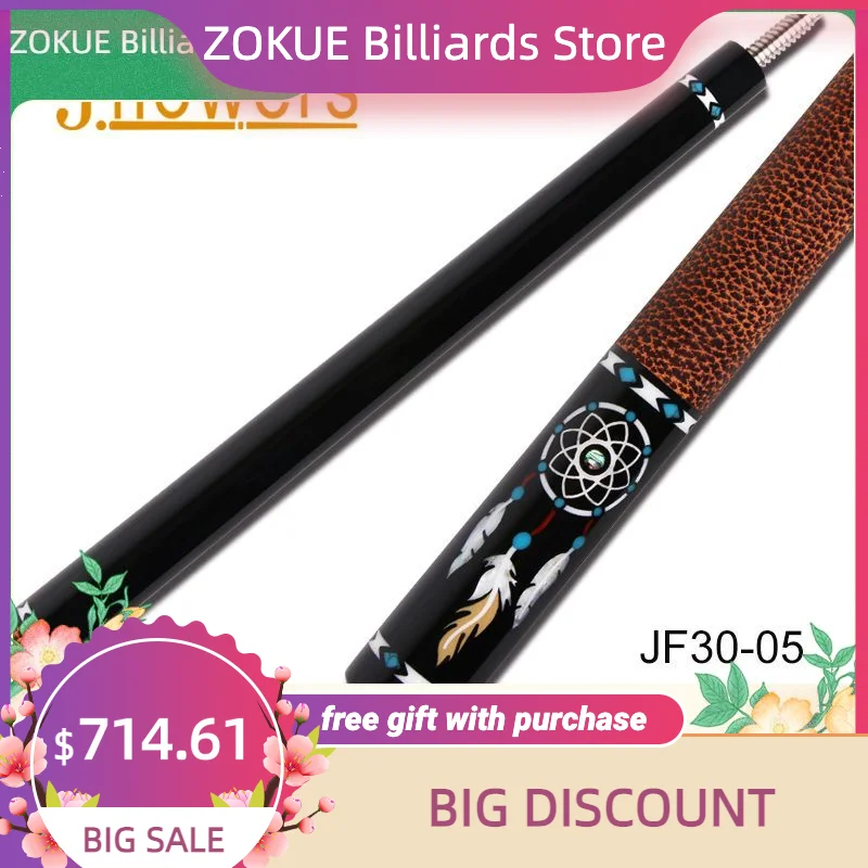 J.Flowers JF30 05 Black Technology Billiard Pool Cue Professional