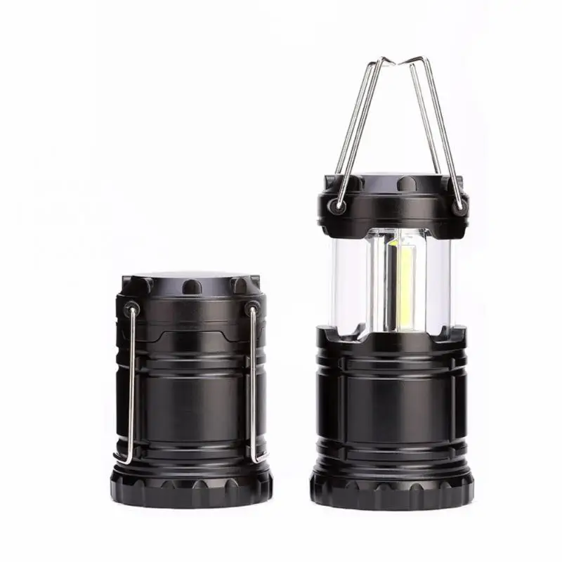 1/2PCS Tent Lamp LED Battery Lantern Telescopic Camping Lamp Waterproof Emergency Light Powered By 3*AA Battery