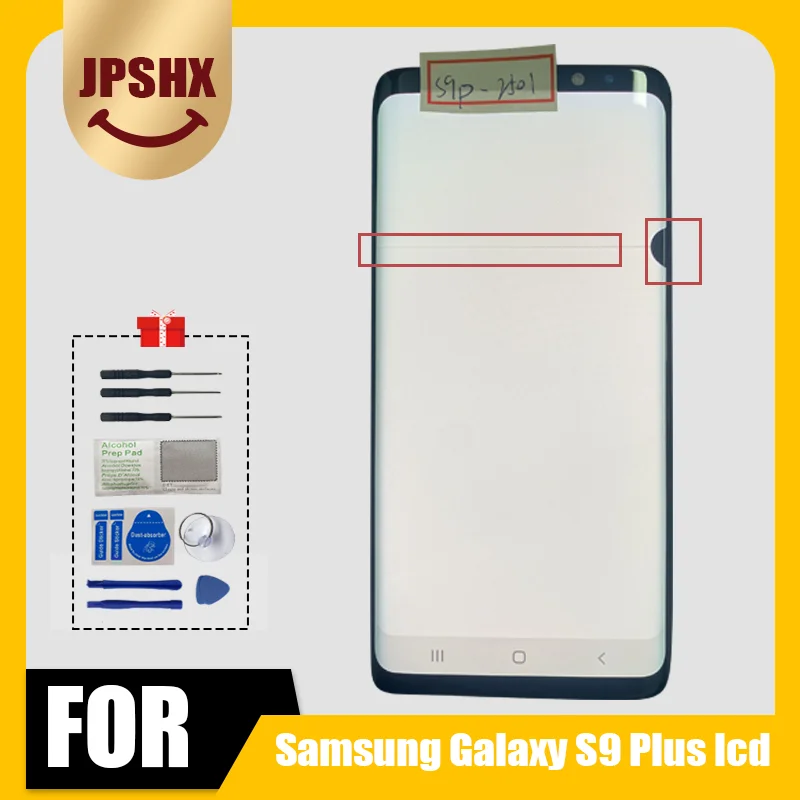 С дефектом реальные изображения для Samsung Galaxy S9 Plus экран PLUS G965 G965U G965F ЖК-дисплей с