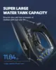 Steam Iron,Non-Stick Soleplate, Anti-drip Iron with Auto-Off, 1500W Clothes Iron with Control System, 11.8oz Water Tank Black 4
