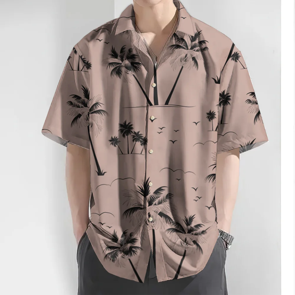 Camisa Havaiana Masculina V.H.O. - Estampa Natalina Divertida