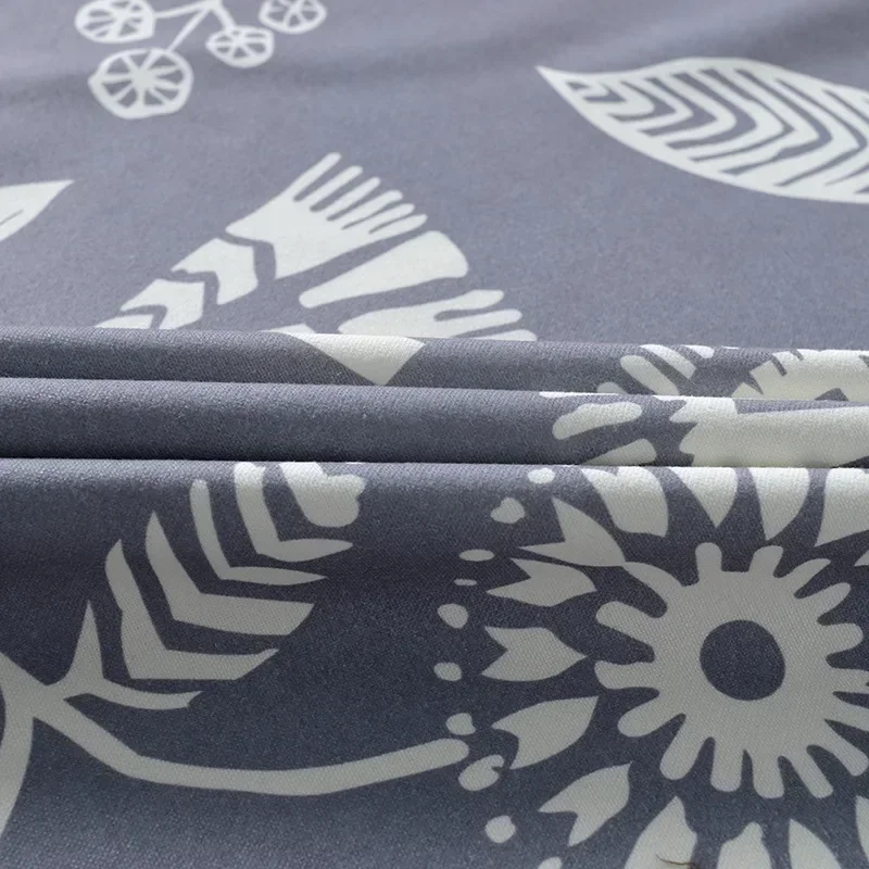 Ins Nordic Wind Matching Colored Linen Curtain New Modern Curtains for Living Room Bedroom Balcony High Shading Printing Concise 5