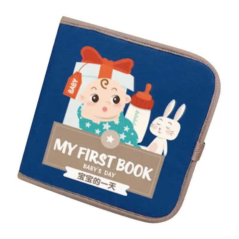 

Sensory Cloth Book Travel Sensory Toy 3D Cloth Book Fine Motor Skills Educational Learning Activities Travel Toys For Little