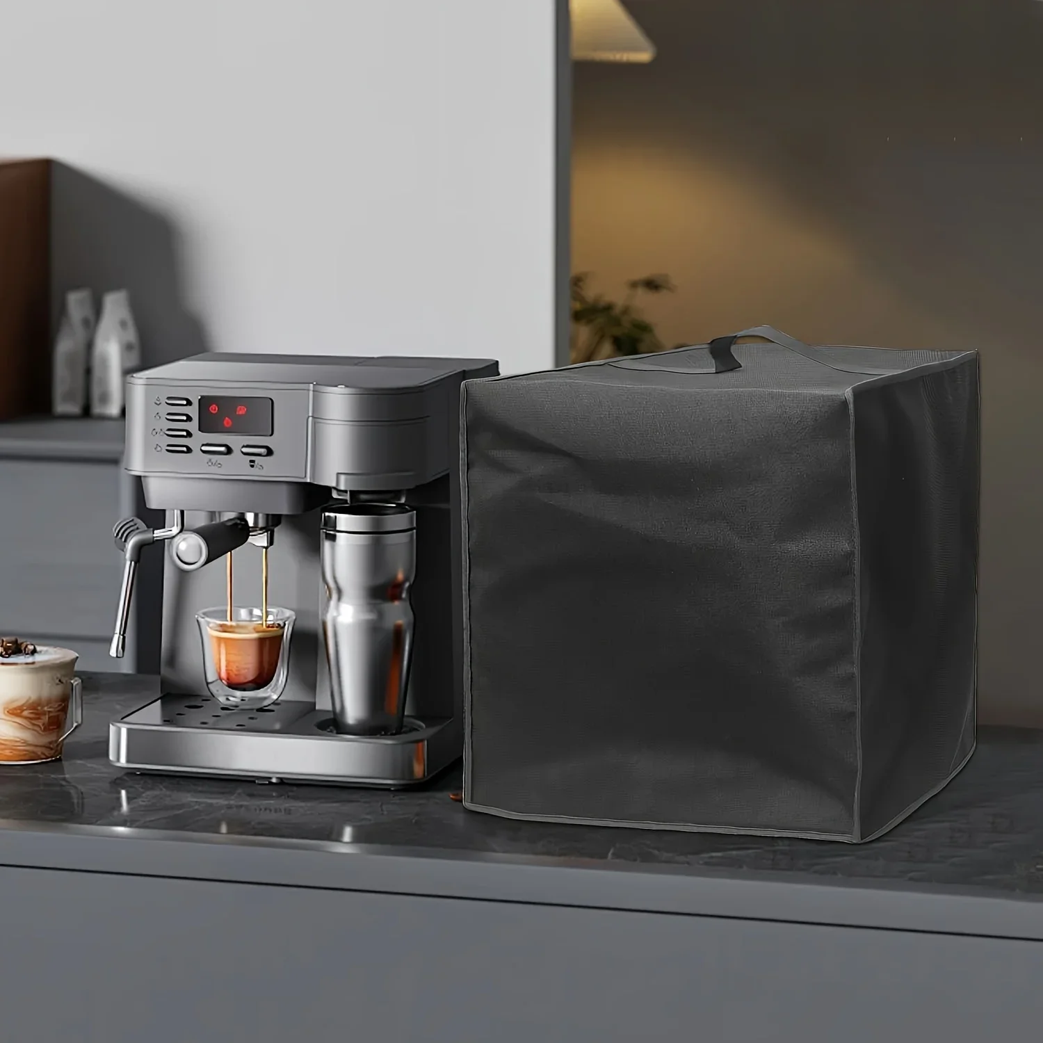 Durable Nylon Coffee Maker Covers Dustproof Washable Non-Waterproof chair cover ibc tank cover bbq grill cover boat cover water tank cover chair dust cover faucet cover printer cover table tennis cover disposable dust cover