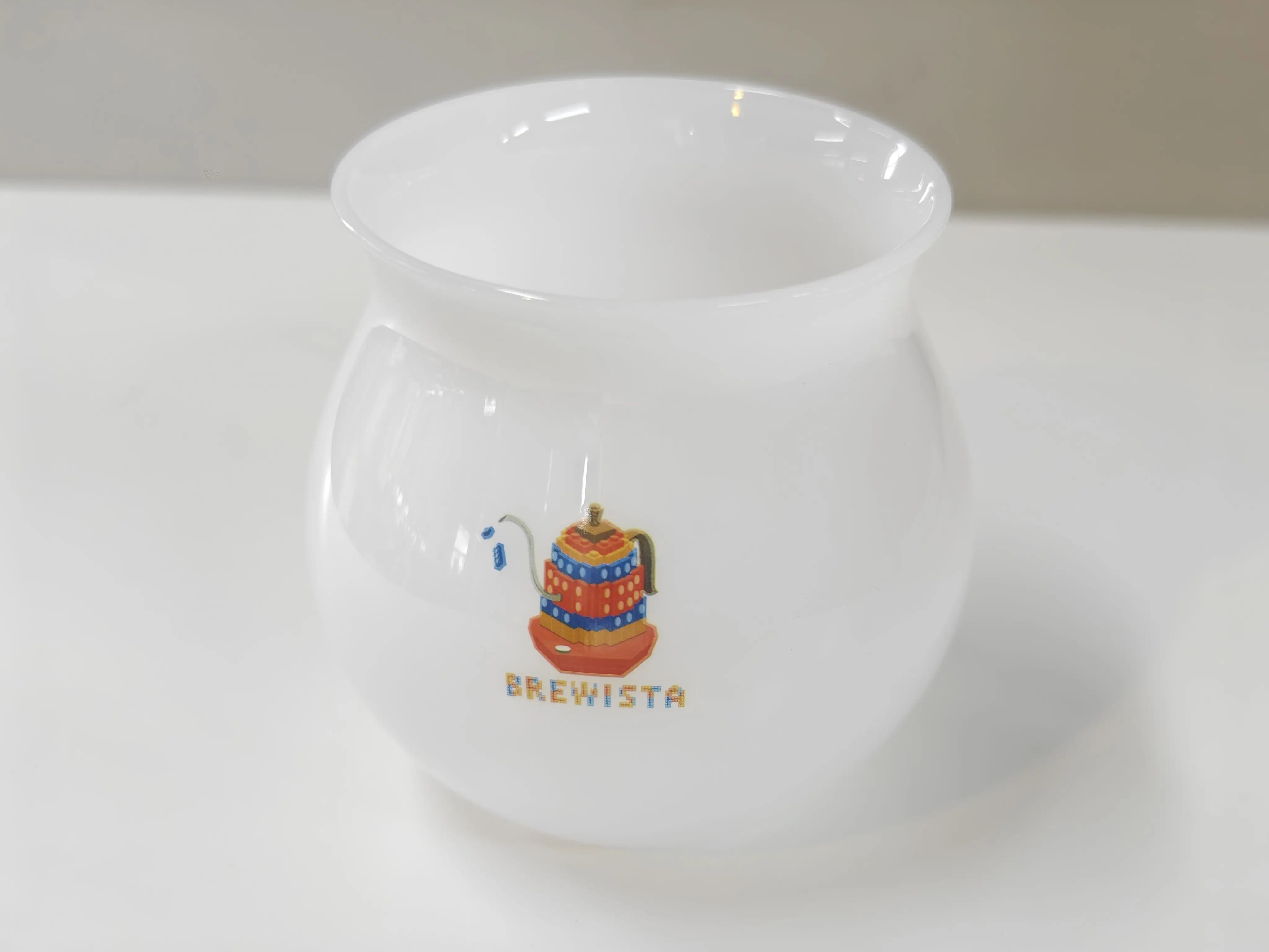 

Brewista 300ml round tumbler, tumbler with belly, tumbler with belly.