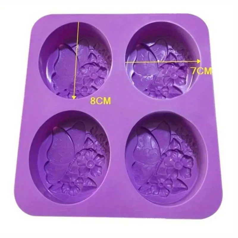 Silicone Soap Molds Butterfly Cake Mold  Silicone Mold Handmade Soap Molds for Soap Makin Butterfly Flower Mold