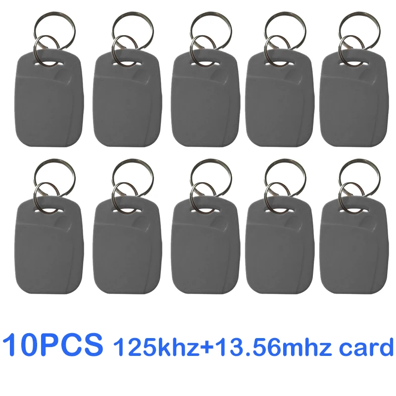 10pcs 2 In 1 Dual Chip Frequency RFID Keyfob 125KHZ thumbnail 5