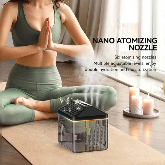 New 900ML 6-Nozzle Musical Humidifier 4