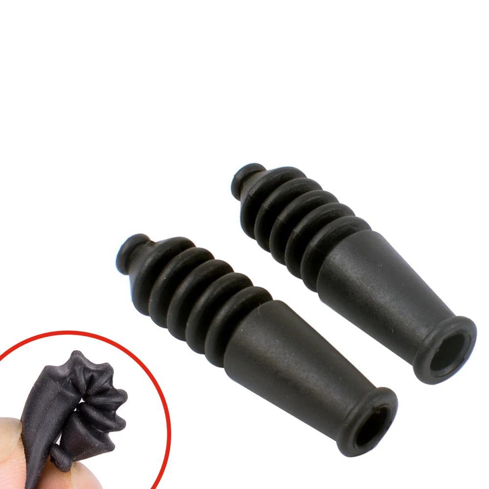 Bicycle V Brake Parts ZTTO Bicycle V-Brake Noodles Bend Tube Cable Guide Rubber Sleeves Linear Pull Brake Cable Guide Hose MTB Cycling Brake parts
