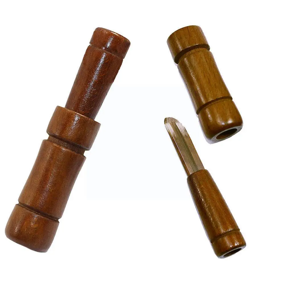 Деревянный свисток с имитацией утки инструмент для охоты на открытом воздухе