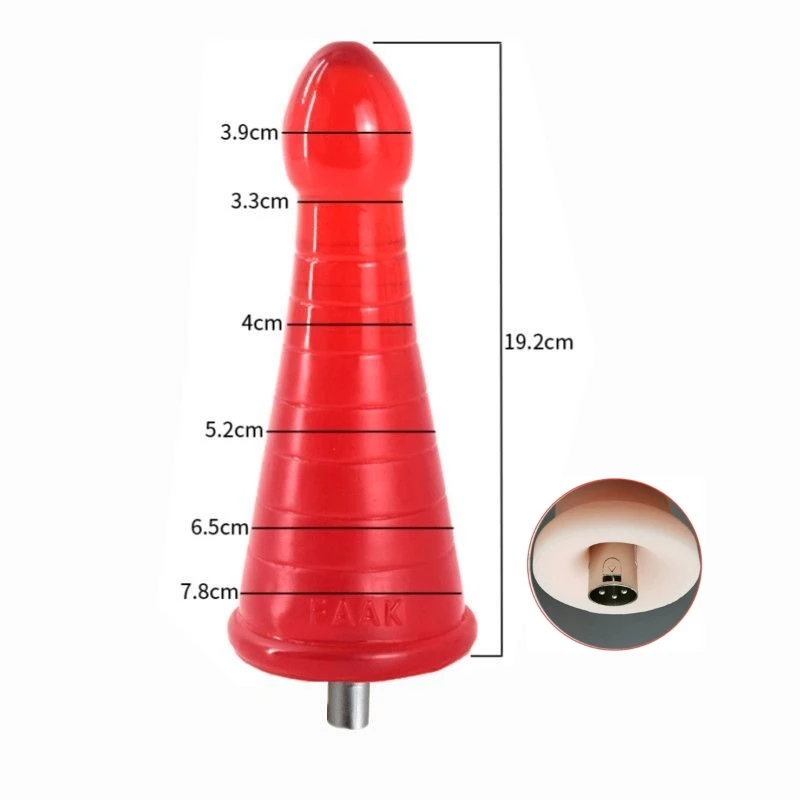 Sex Machine Attachments Dildos for Sex Machine with 3XLR Connector Extra long and extra thick vibrator for women sex toy