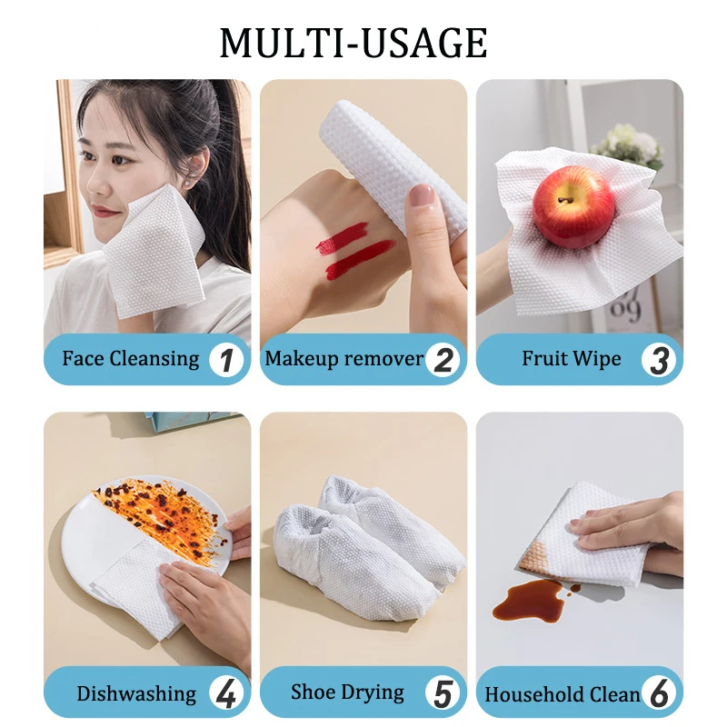 Disposable Towel 300Pcs/Set Disposable Facial Wash Towel