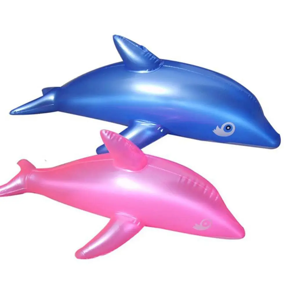 

2Pcs Hot Beach Decor Birthday Party Swimming Pool Children Toy Fish Inflatable Dolphin