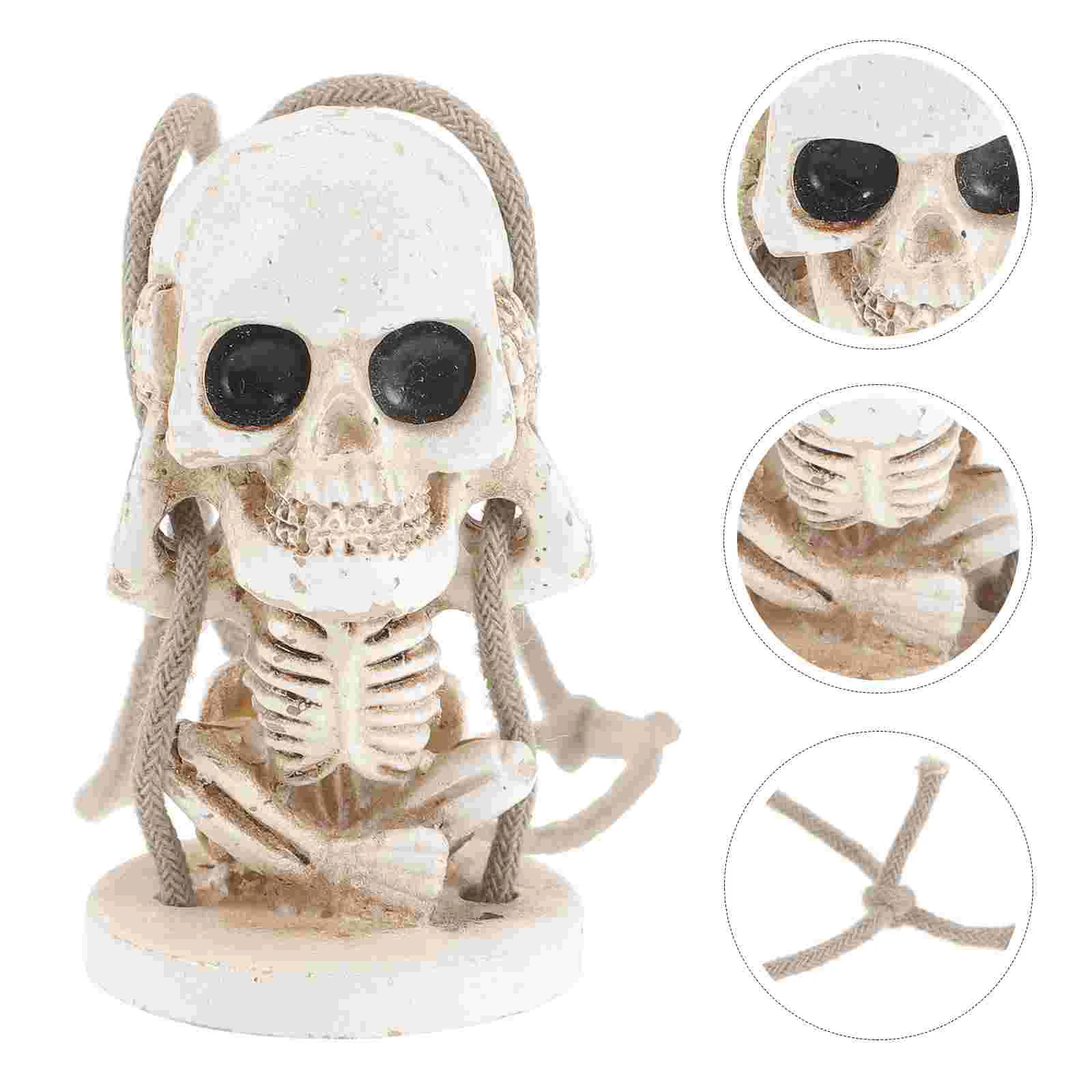 

Pendant Interior Car Decor Artificial Head Resin Rear View Mirror Accessories