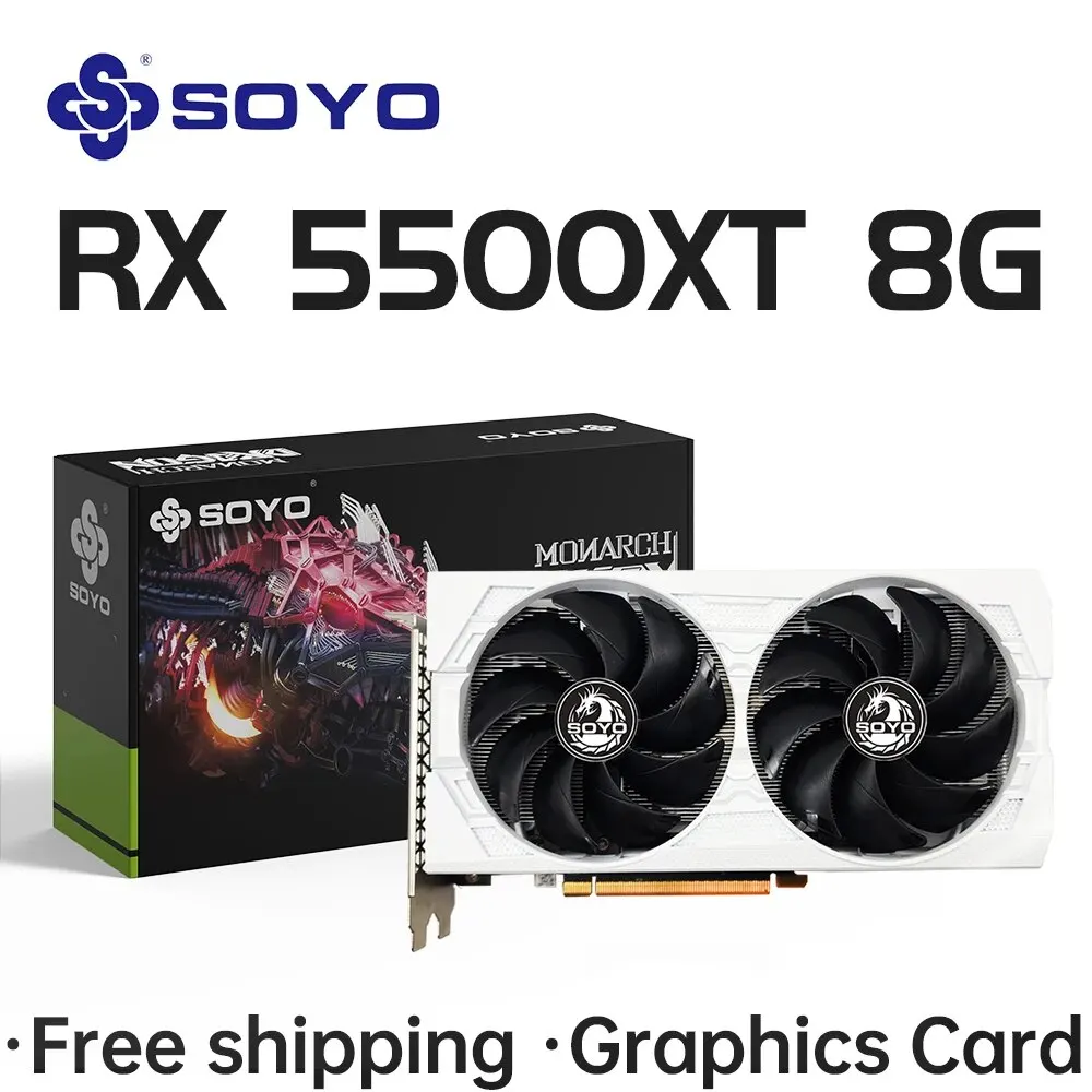 Игровые видеокарты SOYO RX5500XT