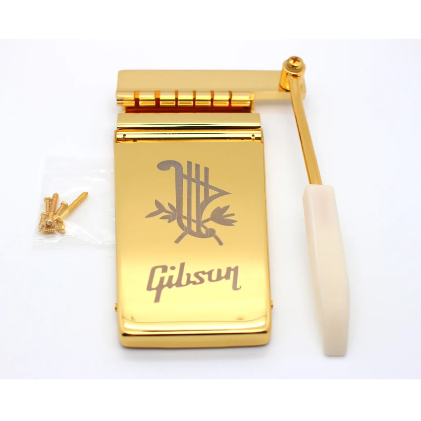 超リアルGibsonロゴ入り Maestro Vibrola　レプリカ　ゴールド 超リアルGibsonロゴ入り Maestro Vibrola レプリカ ゴールド