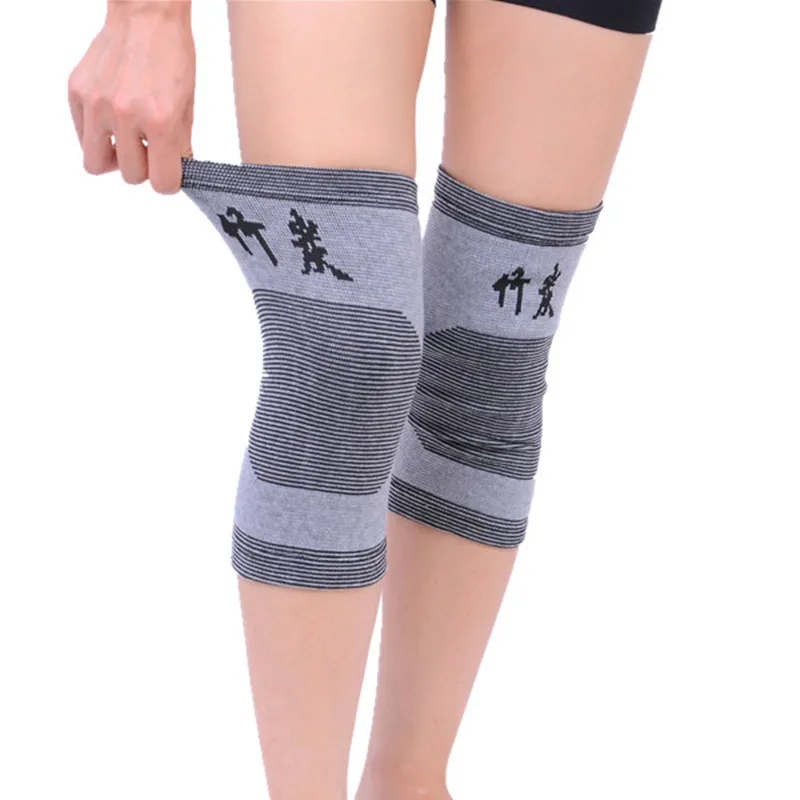 Knee Pad Knee Support Knee Support Sleeve Knee Brace Elbow Brace Knee Wraps Elbow Pads 1 Pair Bamboo Charcoal Elastic Brace Patella Sport Pad Knee Wrap Support Pain Relief Breathable Light Weight Elbow & Knee Pads