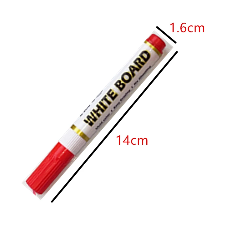 교사를위한 6pcs 다채로운 화이트 보드 마커 펜 사무용 문구 빠른 건조 지우기 화이트 보드 마커 교실 용품