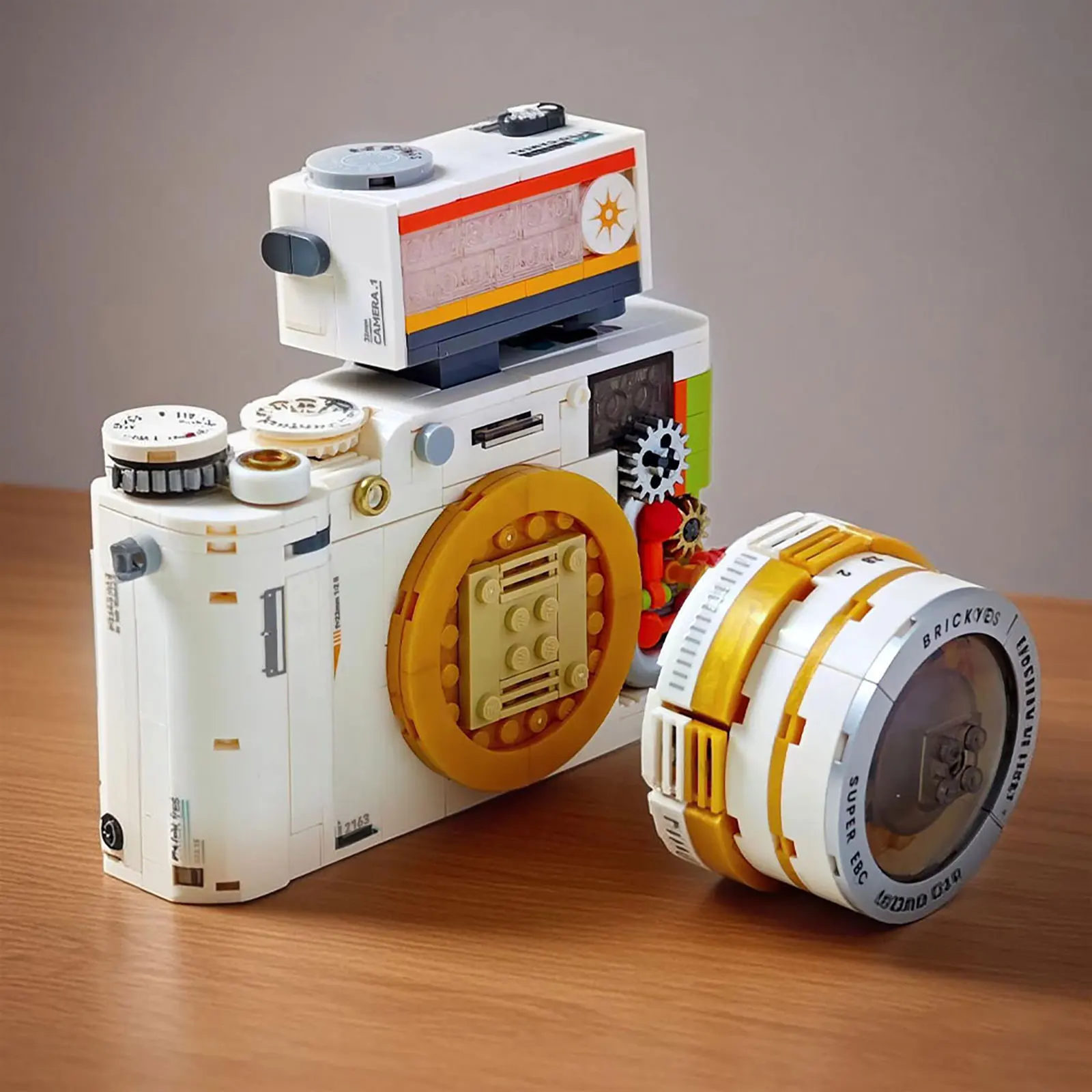 DIY Building Blocks Camera Construction Toy Set