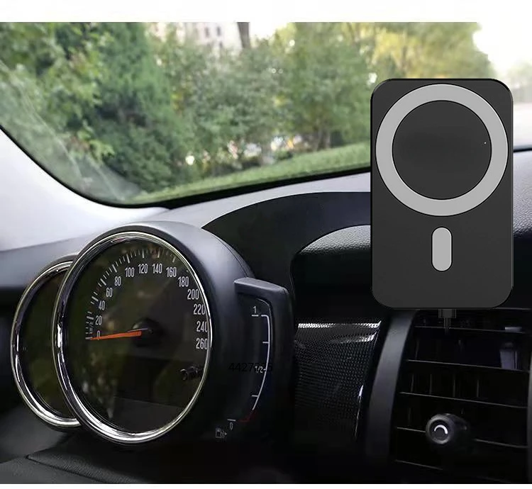 BMW ̴  Ʈ F60 R56 R55 R60 F55 F54 F56 R61 ڱ GPS 귡Ŷ ׼  15W Qi Magsafe ȭ Ȧ