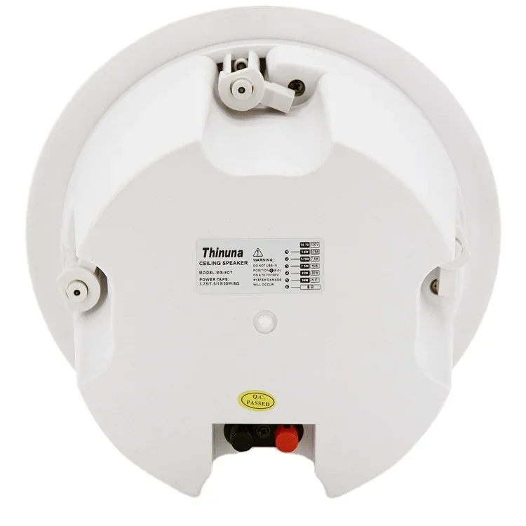 

6CT Professional Public Address System Ceiling Speaker 8ohm 4 Inch Passive Coaxial 4inch 5inch Ceiling Speakers