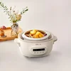 Bear 2.5L Slow Cooker Baby Supplement Machine 220V Mini Bird's Nest Stew Pot White Porcelain Waterproof Stew Pot 3