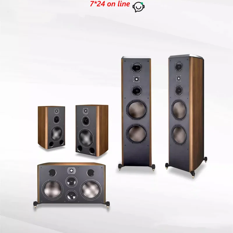 XY-03 QT10Plus Double 10 inch HiFi Fever Speaker 5.0/7.0 Home Theater Cinema System 300W ( RMS ) / 1200W ( PP ) 6ohm