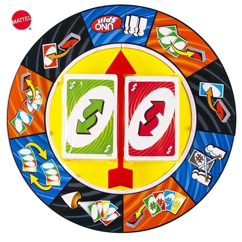 UNO Games SPIN Card Board Game Family Funny Entertainment Poker Playing Cards Toys Children Birthday Halloween Gifts playing cards card games board games