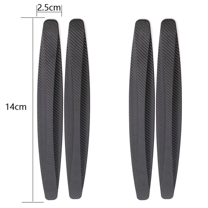 Car Bumper Protector Corner Guard Strips 4Pcs 140x25mm