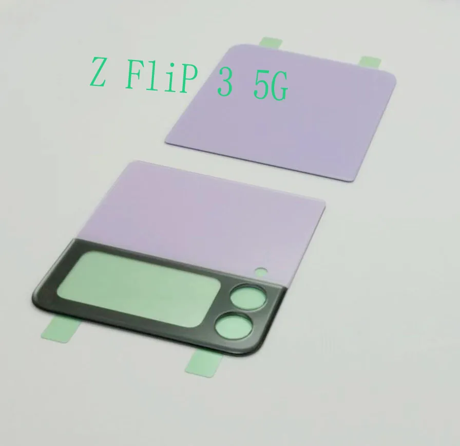 Новинка, заднее стекло для Samsung Galaxy Z Flip 4G SM-F700F F700 /Z, флип-чехол для телефона F707B F707 /Z Flip3, флип-чехол для задней двери 3 F711B, 2 шт.