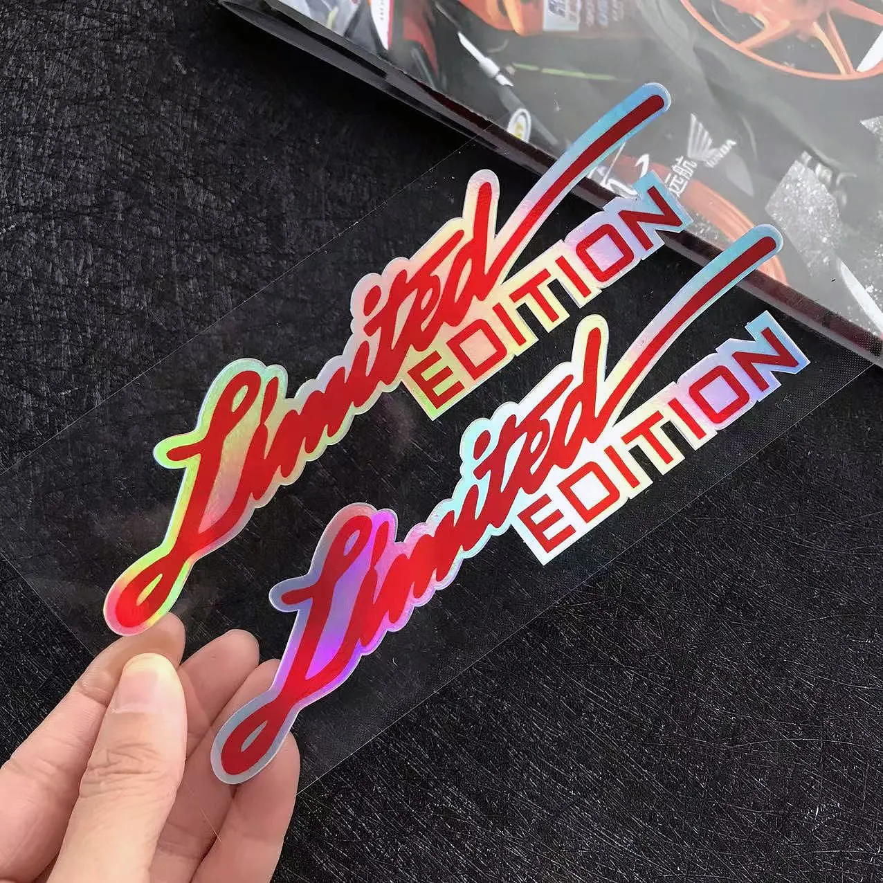 2 X Limited Edition Emblem Motorcycle Side Accessories Laser Rainbow Strip Helmet Stickers Car Vinyl Decal For YAMAHA Tmax MT07 reflective stickers,motorcycle stickers,car accessories,auto stickers,vinyl stickers,motorcycle helmet stickers,motorcycle tank sticker,graffiti stickers,wheel hub stickers,custom stickers,motorcycle accessories