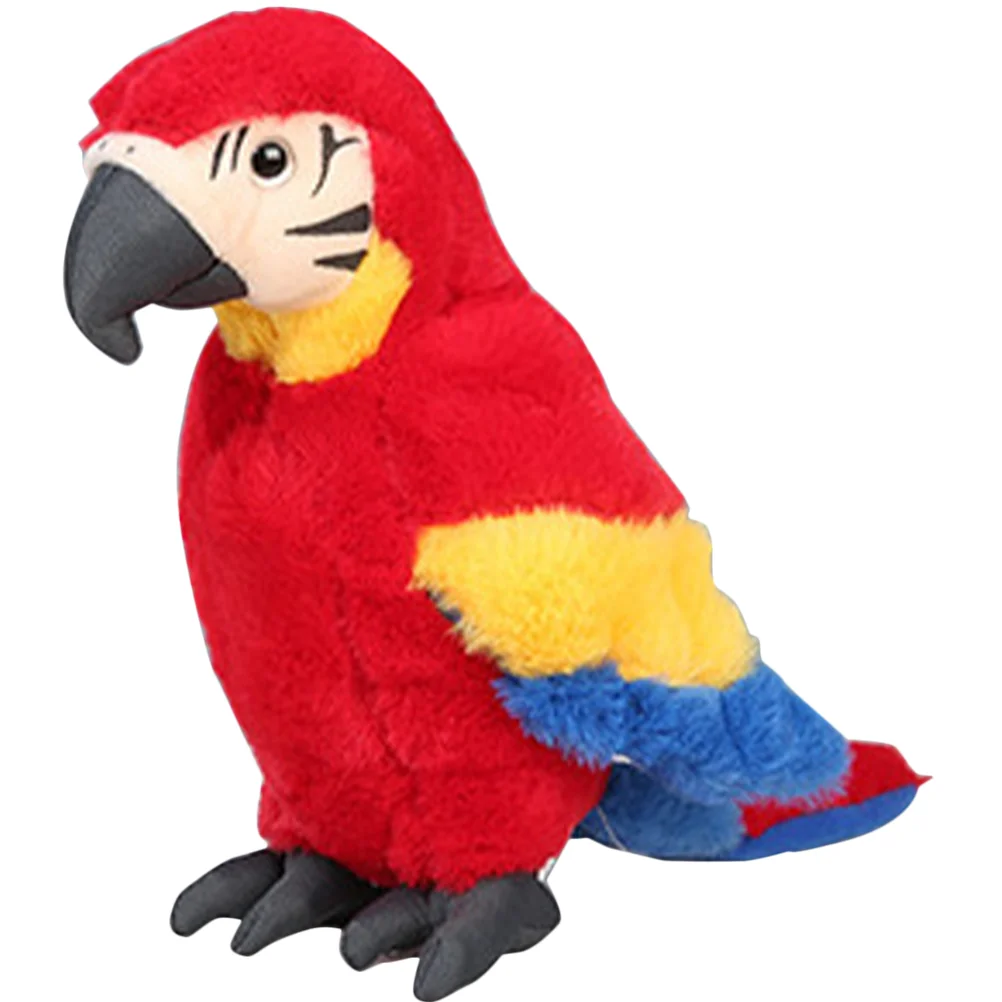 

Stuffed Parrot Simulation Birds Decor Children's Toys Realistic Adornment Models Pp Cotton